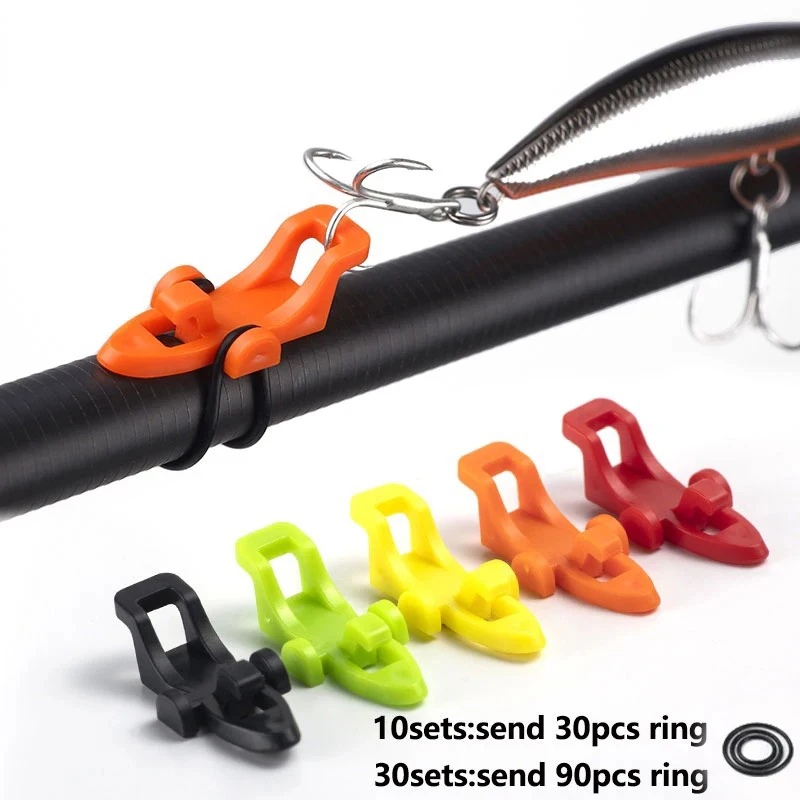 Fishing Lure Accessories - 10pcs Fishing Rod Pole Hook Keeper