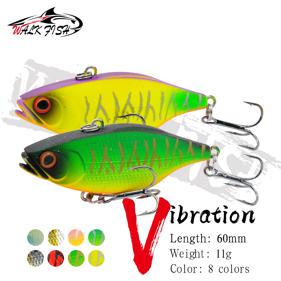 Fishing Lure Crankbait - WALK FISH 1PCS 60mm 11g Vibration
