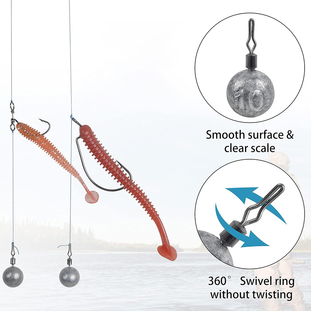10Pcs Fishing Weight Lead 2.5G - Fishing Lure Popper avis et prix
