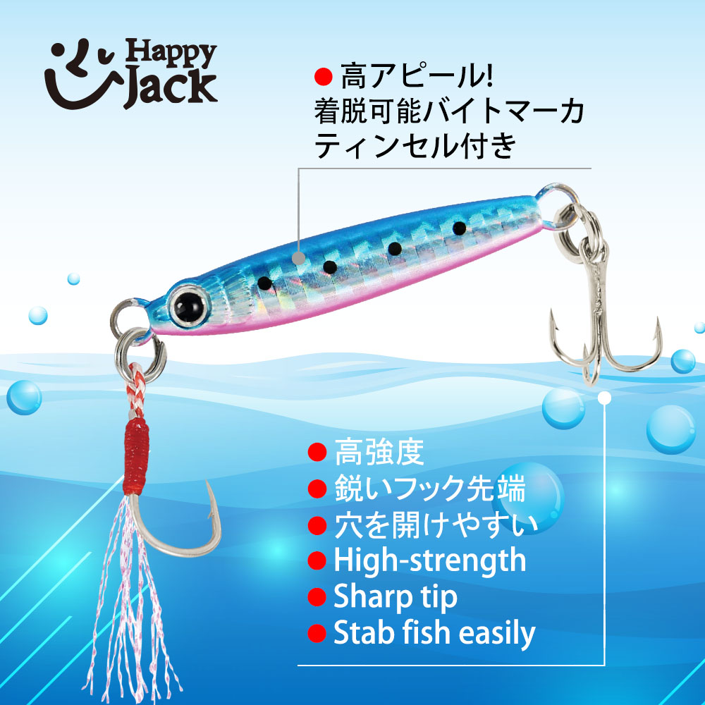 HappyJack new Micro Metal Jig  - Fishing Lure Spoon avis et prix