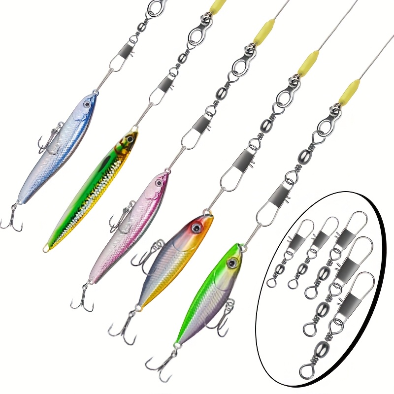 50Pc/box Stainless Steel Swive - Fishing Lure Box avis et prix