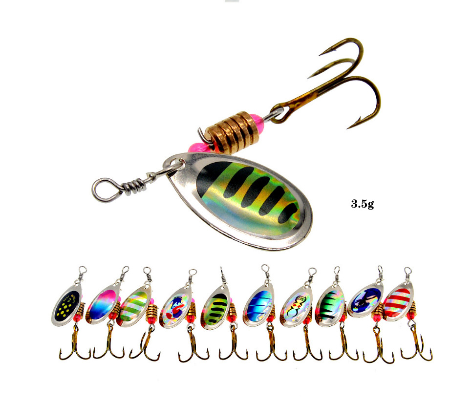 Newest Metal Spoon Spinner Fis - Fishing Lure Soft Plastic avis et prix