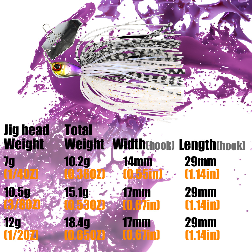 B&U Fishing Lure Chatter Bait  - Fishing Lure Blade Bait avis et prix