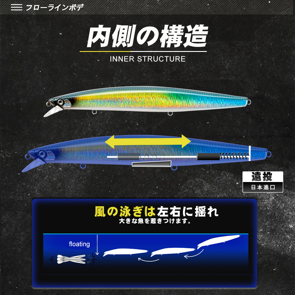 D1 Sea Fishing Lures 163mm 32g - Fishing Lure Swimbait avis et prix