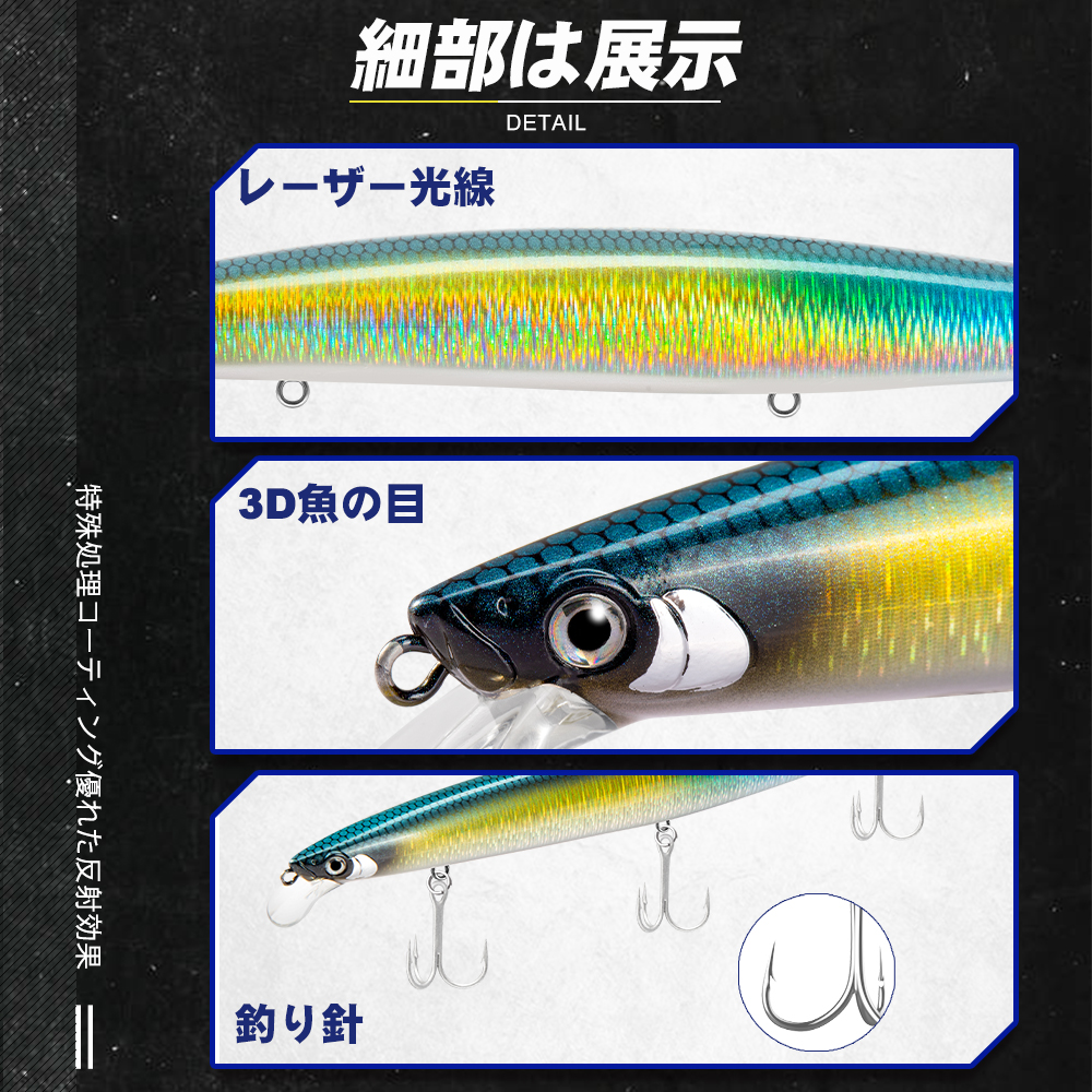 D1 Sea Fishing Lures 163mm 32g - Fishing Lure Swimbait avis et prix