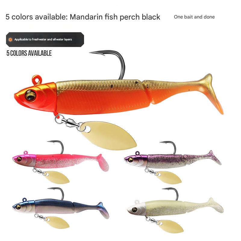 1Pcs Soft Swimbait Fishing Lur - Fishing Lure Blade Bait avis et prix