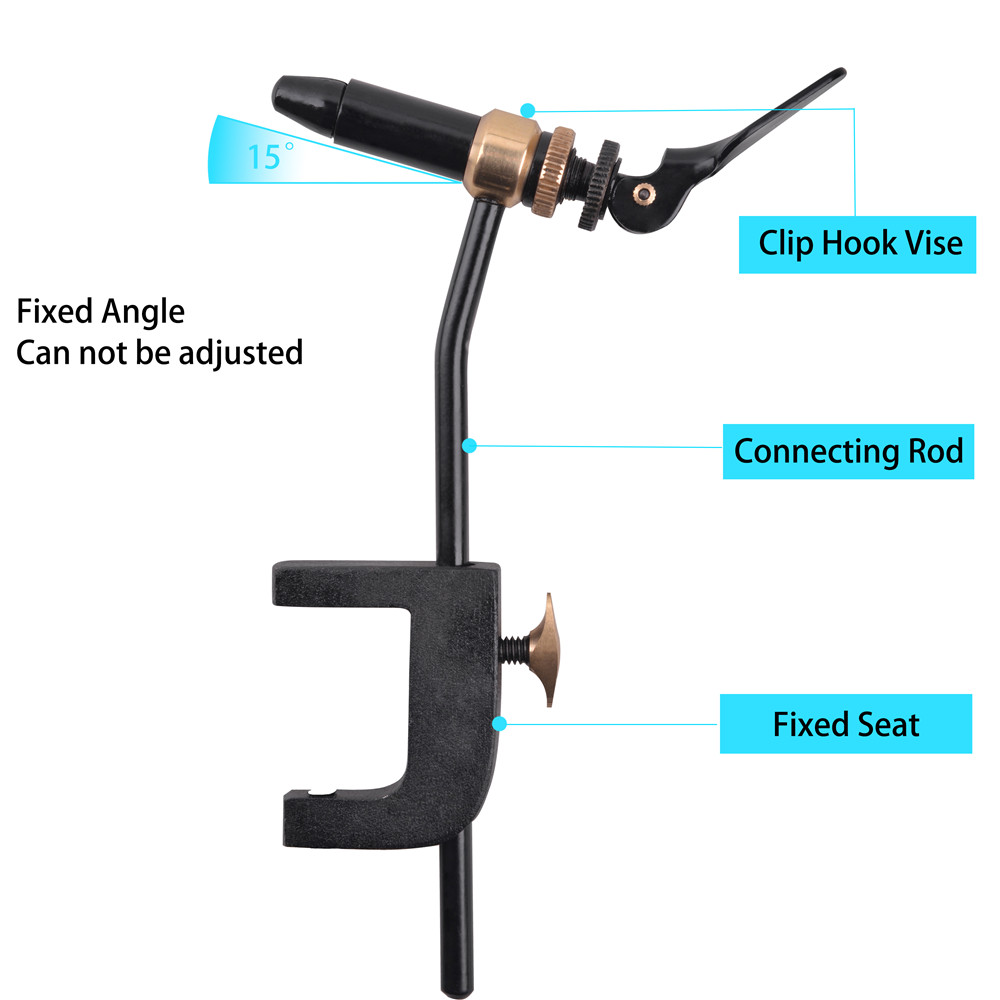 Rotary Fly Tying Vise Tool Saf - Fishing Lure Making Kit avis et prix