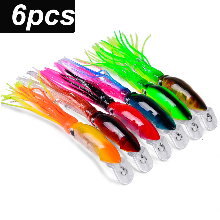6pcs/lot Fishing Lures Squid O - Fishing Lure Crankbait avis et prix