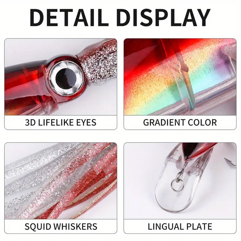 6pcs/lot Fishing Lures Squid O - Fishing Lure Crankbait avis et prix
