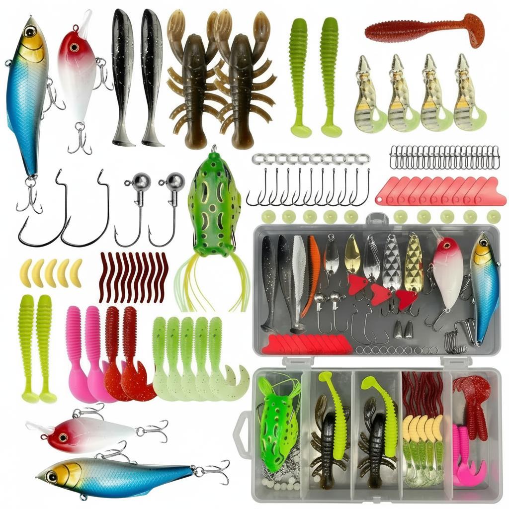 133Pcs Premium Fishing Lures T - Fishing Lure Box avis et prix