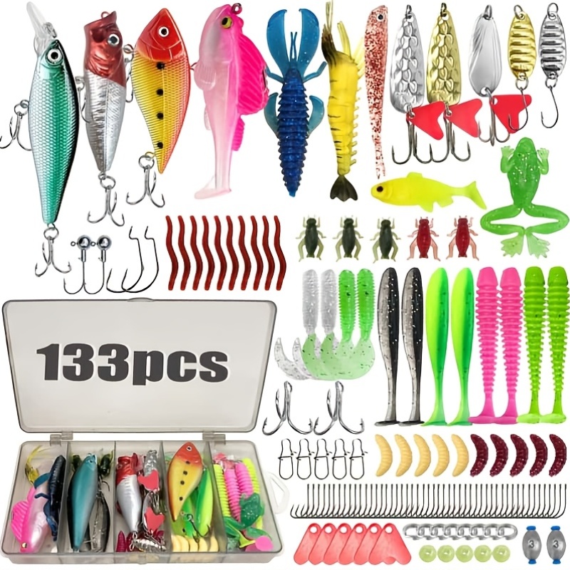 133Pcs Premium Fishing Lures T - Fishing Lure Box avis et prix