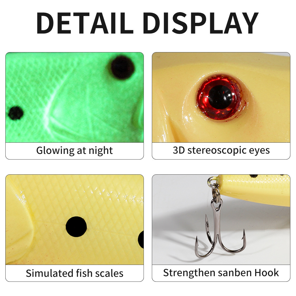 2026 Glow Lure Hard Bait Kit C - Fishing Lure Popper avis et prix