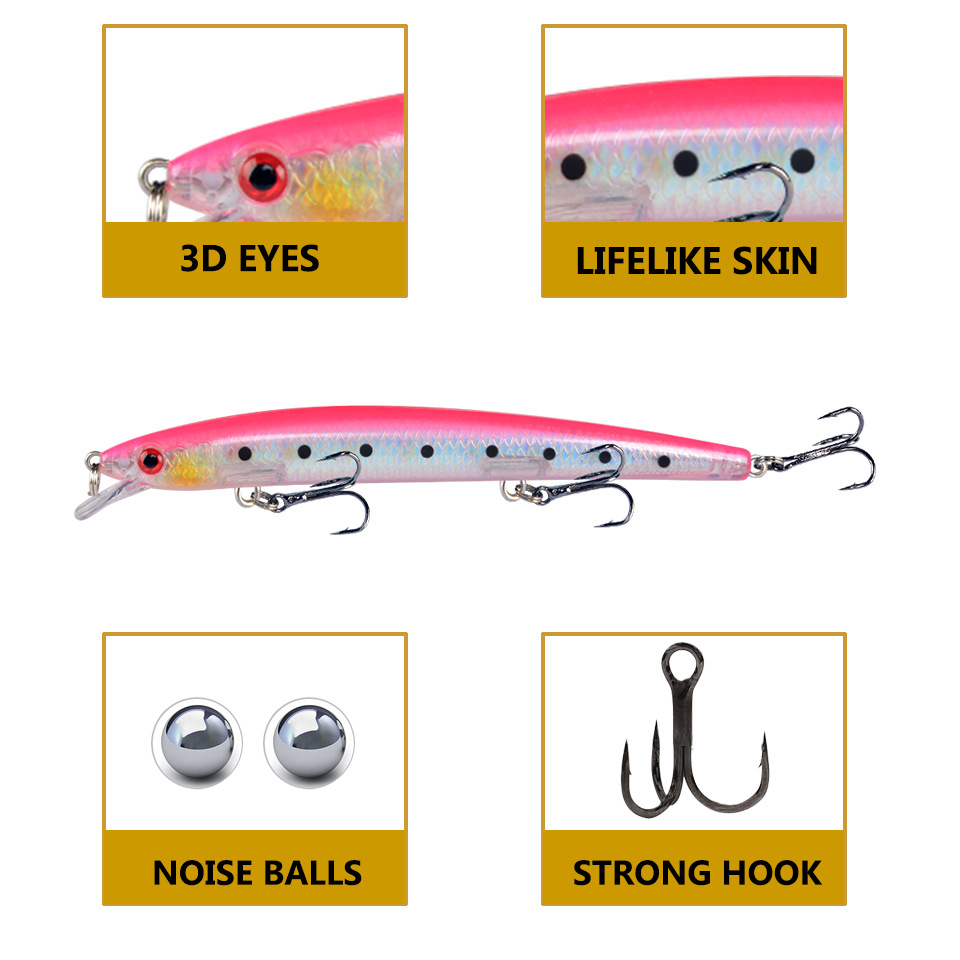 Minnow Fishing Lure 13.5cm 15. - Fishing Lure Crankbait avis et prix