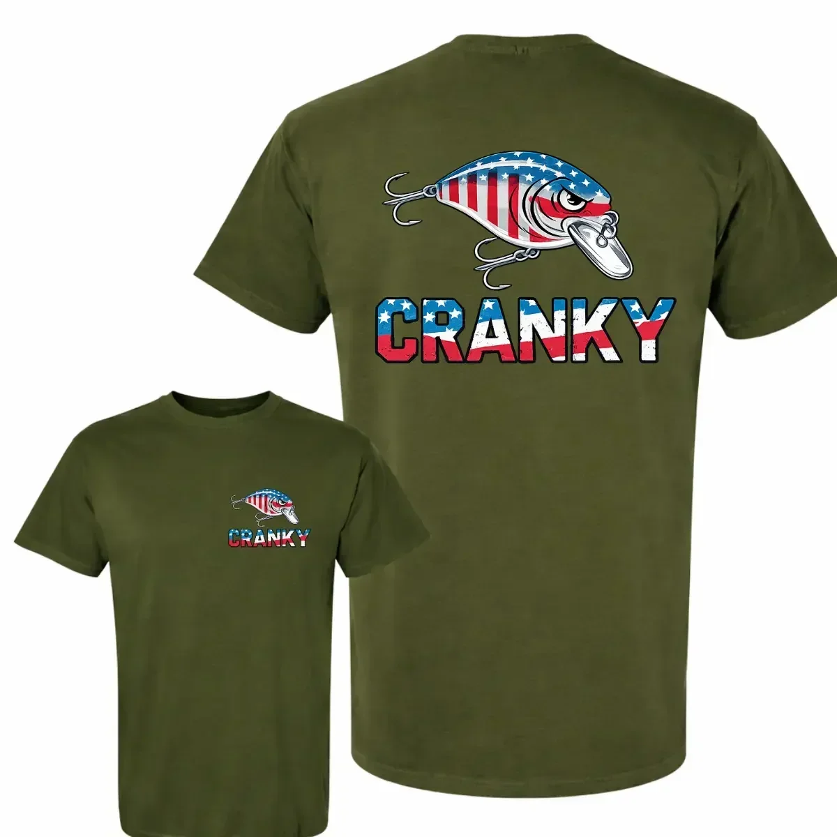 Camo Crankbait Fishing T-Shirt - Fishing Lure Crankbait avis et prix