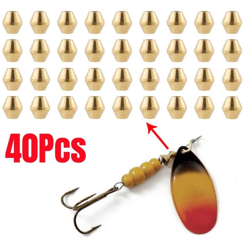 40pcs DIY Lure Brass Fishing B - Fishing Lure Spinnerbait avis et prix