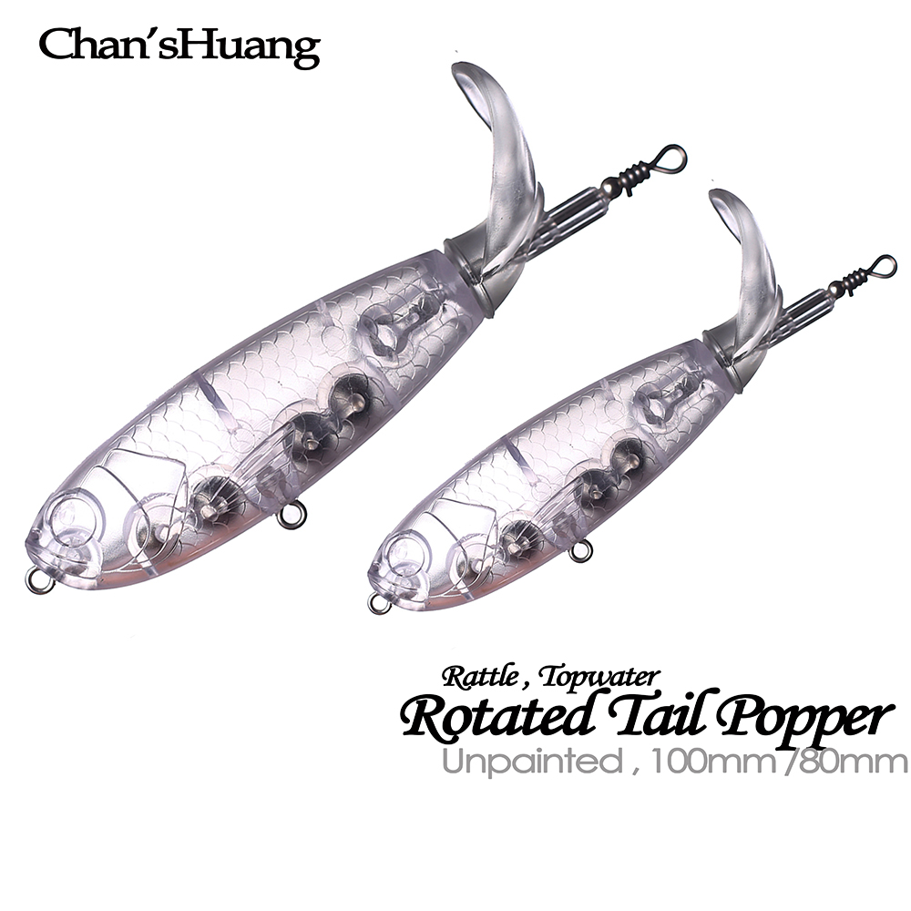 Chan’sHuang 20PCS Unpainted Bl - Fishing Lure Popper avis et prix