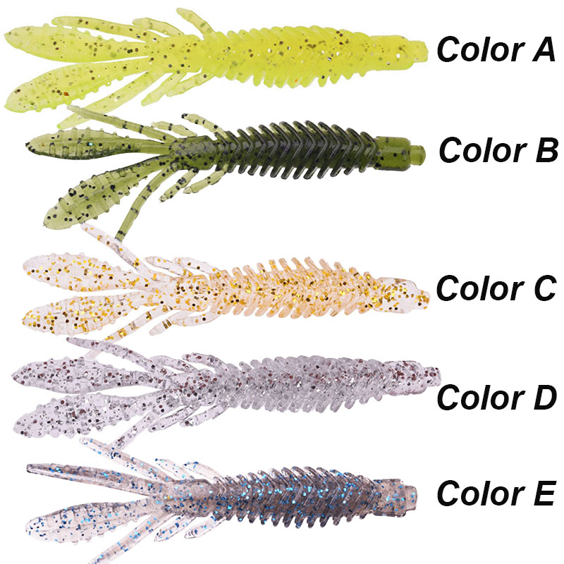 WESTBASS 5PCS Soft Larva Baits - Fishing Lure Soft Plastic avis et prix