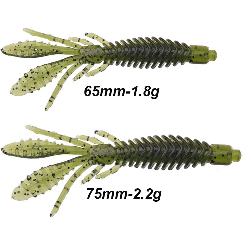 WESTBASS 5PCS Soft Larva Baits - Fishing Lure Soft Plastic avis et prix