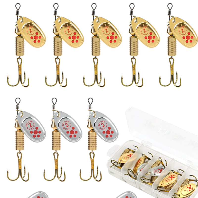 1PCS Metal Plating Spinner Bai - Fishing Lure Spinnerbait avis et prix