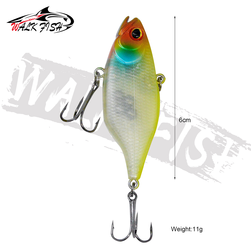 WALK FISH 1PCS 60mm 11g Vibrat - Fishing Lure Crankbait avis et prix