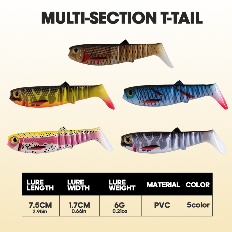 TAIYU 3pcs 7.5cm 6g 3D Multi-J - Fishing Lure Popper avis et prix