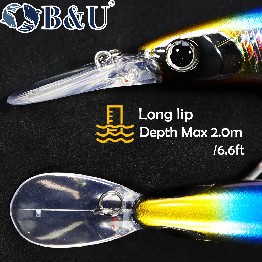 B&U 125mm Sinking Minnow Sea F - Fishing Lure Jerkbait avis et prix