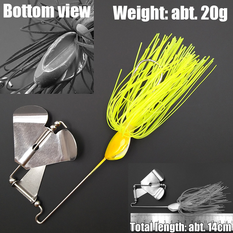wusanban Lunker Spinner Baits  - Fishing Lure Blade Bait avis et prix