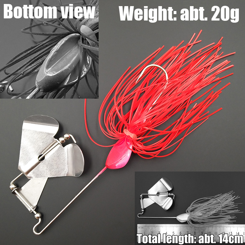 wusanban Lunker Spinner Baits  - Fishing Lure Blade Bait avis et prix