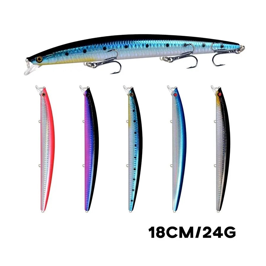 Laser Minnow Fishing Lure 18cm - Fishing Lure Crankbait avis et prix