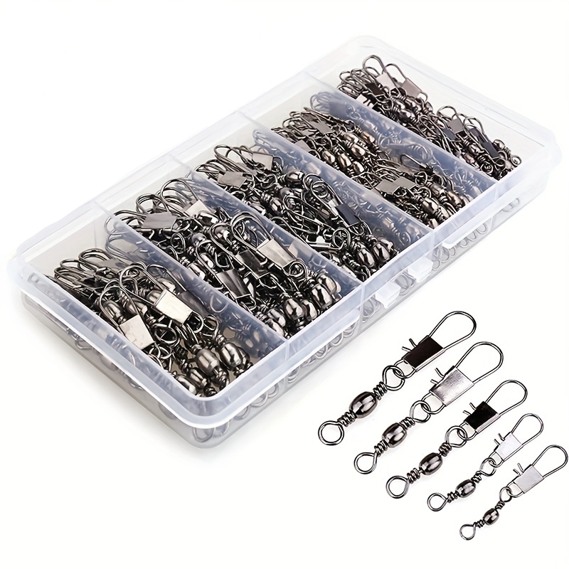 50/200pcs Barrel Snap Swivel F - Fishing Lure Accessories avis et prix