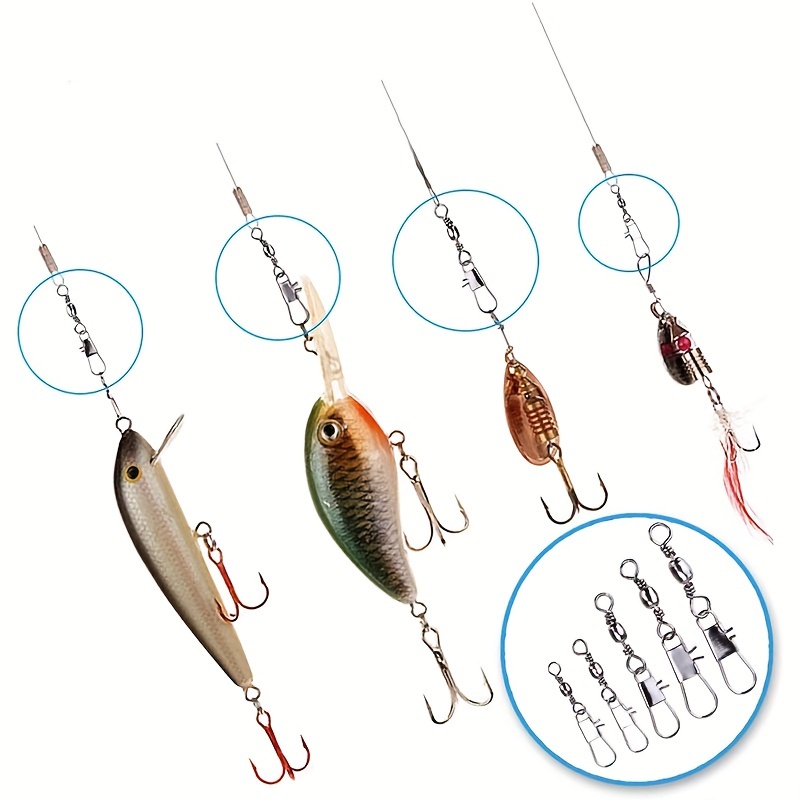 50/200pcs Barrel Snap Swivel F - Fishing Lure Accessories avis et prix